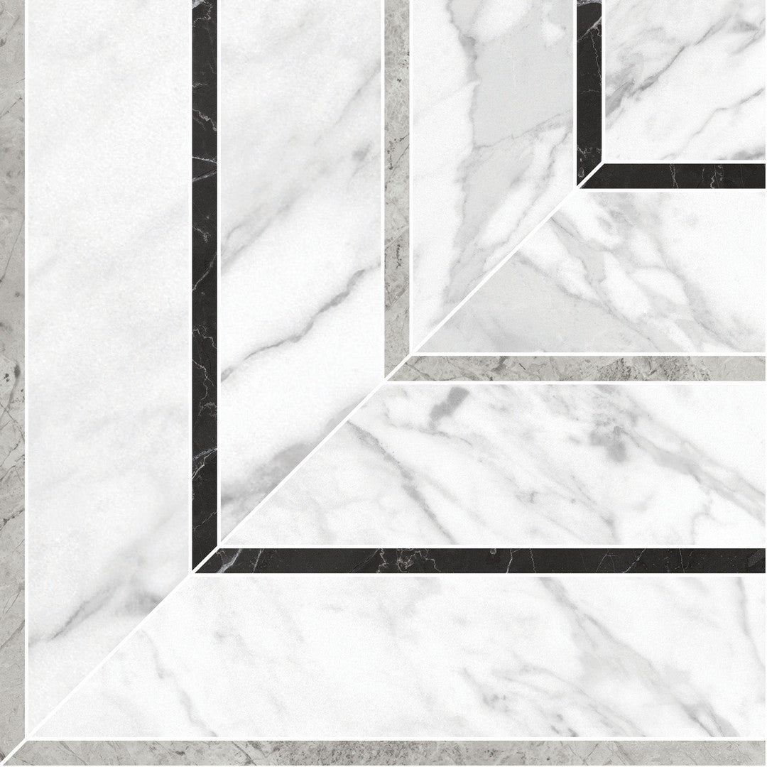 Tesoro 8" x 8" La Marca Rectified Matte Picco Porcelain Mosaic