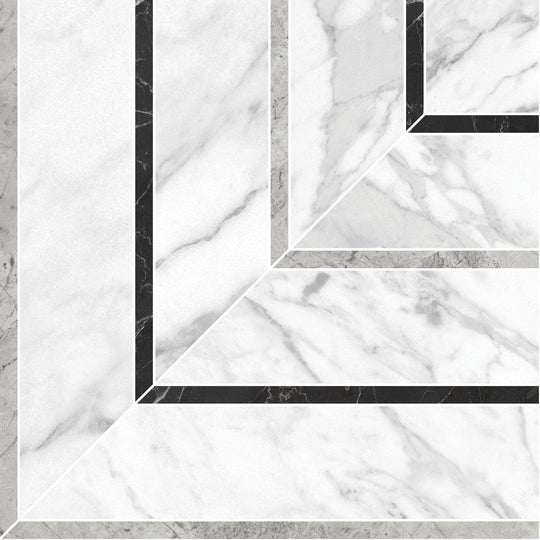 Tesoro 8" x 8" La Marca Rectified Matte Picco Porcelain Mosaic