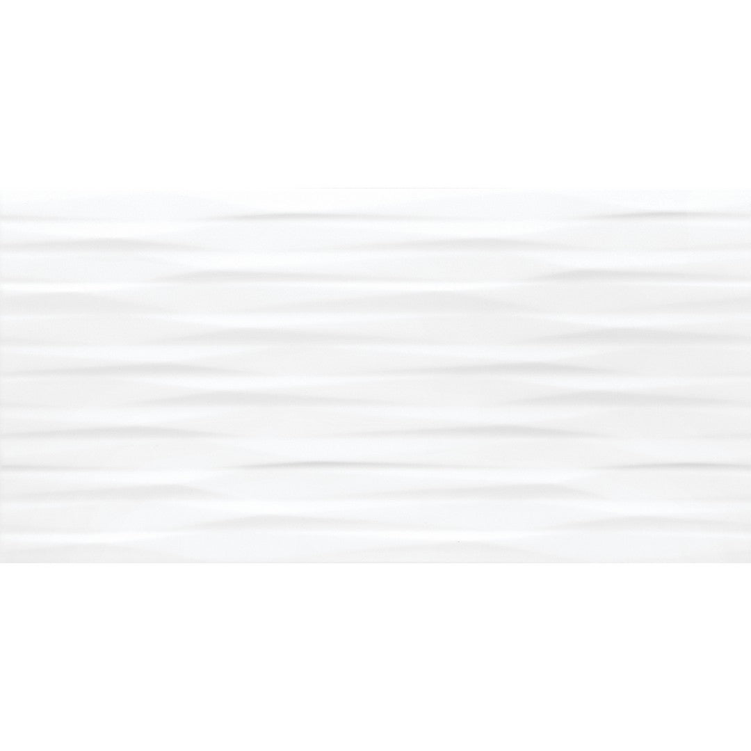 Tesoro 12" x 24" Linea Rectified Glossy Ceramic Wall Tile