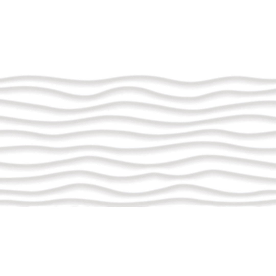 Tesoro 12" x 24" Linea Rectified Glossy Ceramic Wall Tile
