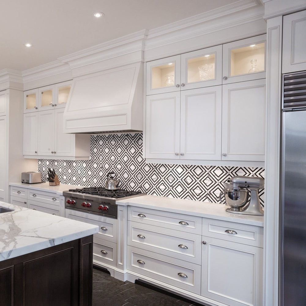 Tesoro-11.75-x-11.75-Mayfair-Rectified-Polished-Piazza-Porcelain-Mosaic-Statuario-Venato