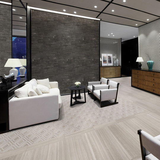 Tesoro-11.75-x-11.75-Mayfair-Rectified-Polished-Piazza-Porcelain-Mosaic-Strada-Ash
