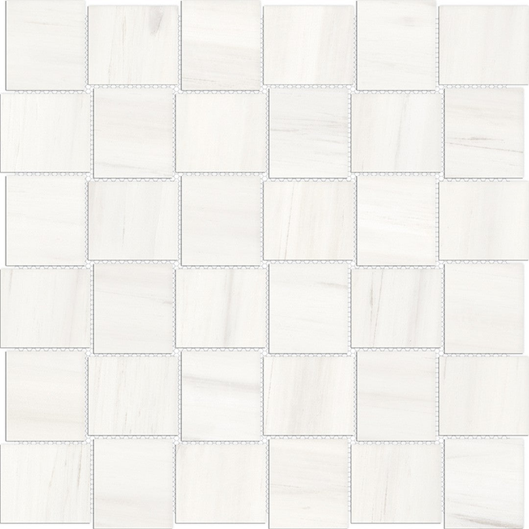 Tesoro 11.75" x 11.75" Mayfair Rectified Matte Basketweave Porcelain Mosaic