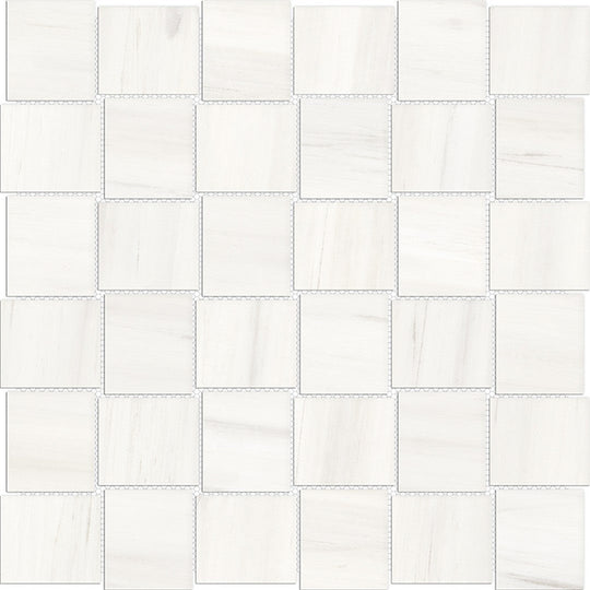 Tesoro 11.75" x 11.75" Mayfair Rectified Matte Basketweave Porcelain Mosaic