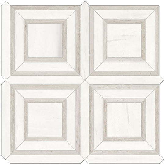 Tesoro 11.75" x 11.75" Mayfair Rectified Polished Piazza Porcelain Mosaic