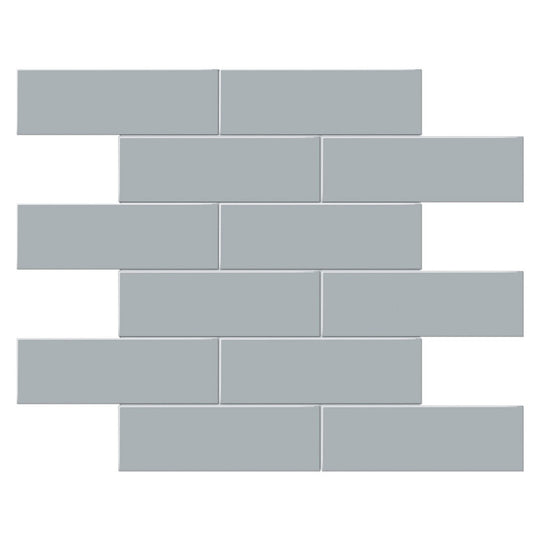 Tesoro 11.75" x 11.75" Soho Pressed Matte Porcelain Brick Mosaic