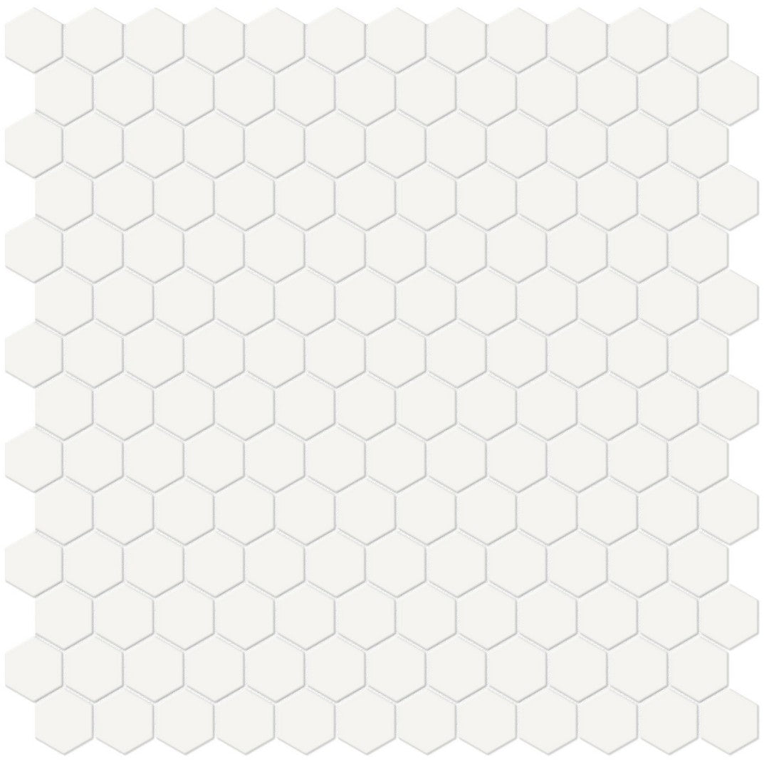 Tesoro 11.75" x 11.5" Soho Pressed Matte Porcelain 1" Hexagon Mosaic