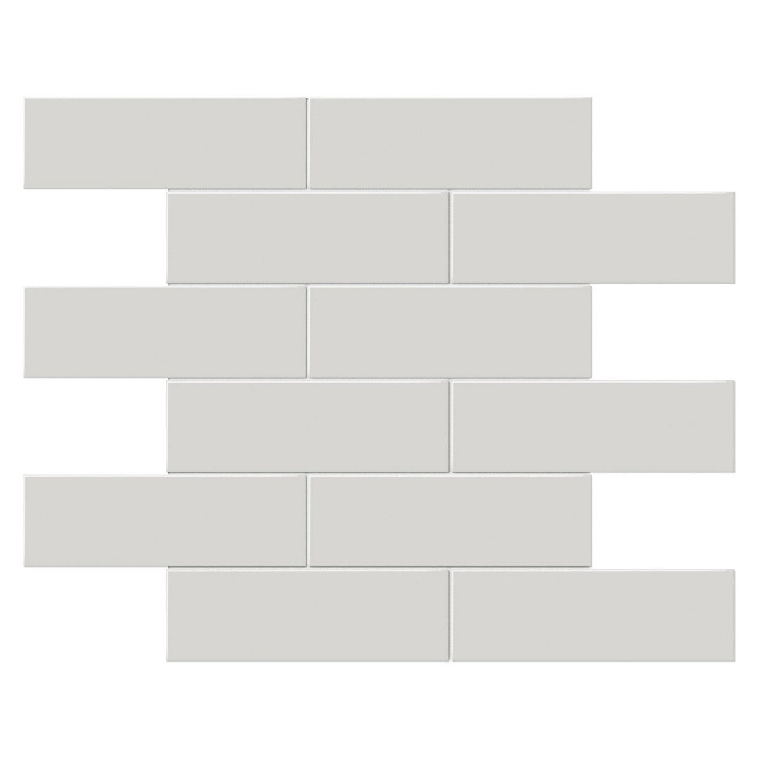 Tesoro 11.75" x 11.75" Soho Pressed Matte Porcelain Brick Mosaic
