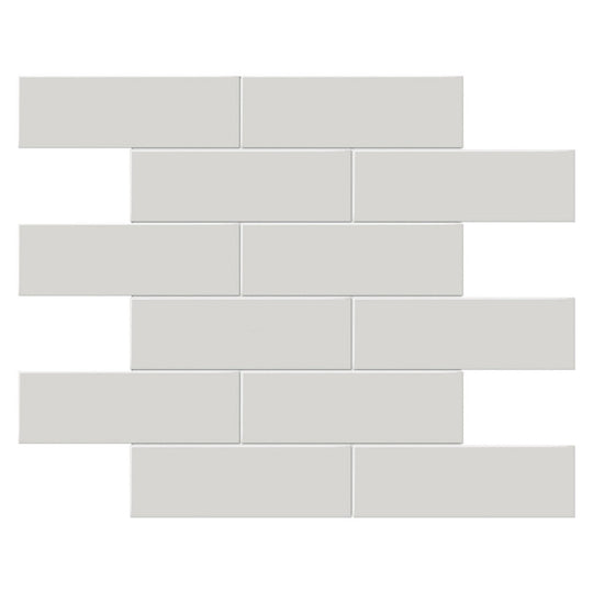 Tesoro 11.75" x 11.75" Soho Pressed Matte Porcelain Brick Mosaic