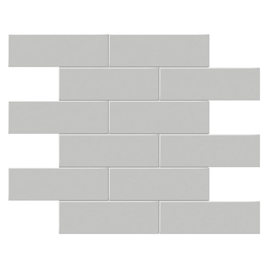 Tesoro 11.75" x 11.75" Soho Pressed Matte Porcelain Brick Mosaic