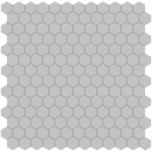 Tesoro 11.75" x 11.5" Soho Pressed Matte Porcelain 1" Hexagon Mosaic