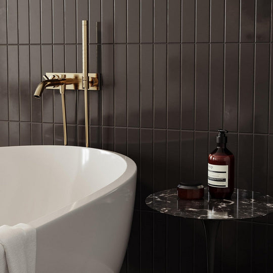 Tesoro-2-x-12-Soho-Pressed-Glossy-Ceramic-Wall-Tile-Retro-Black