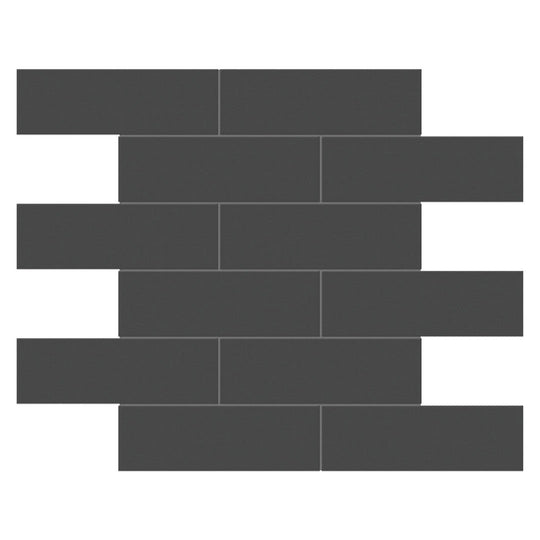 Tesoro 11.75" x 11.75" Soho Pressed Matte Porcelain Brick Mosaic