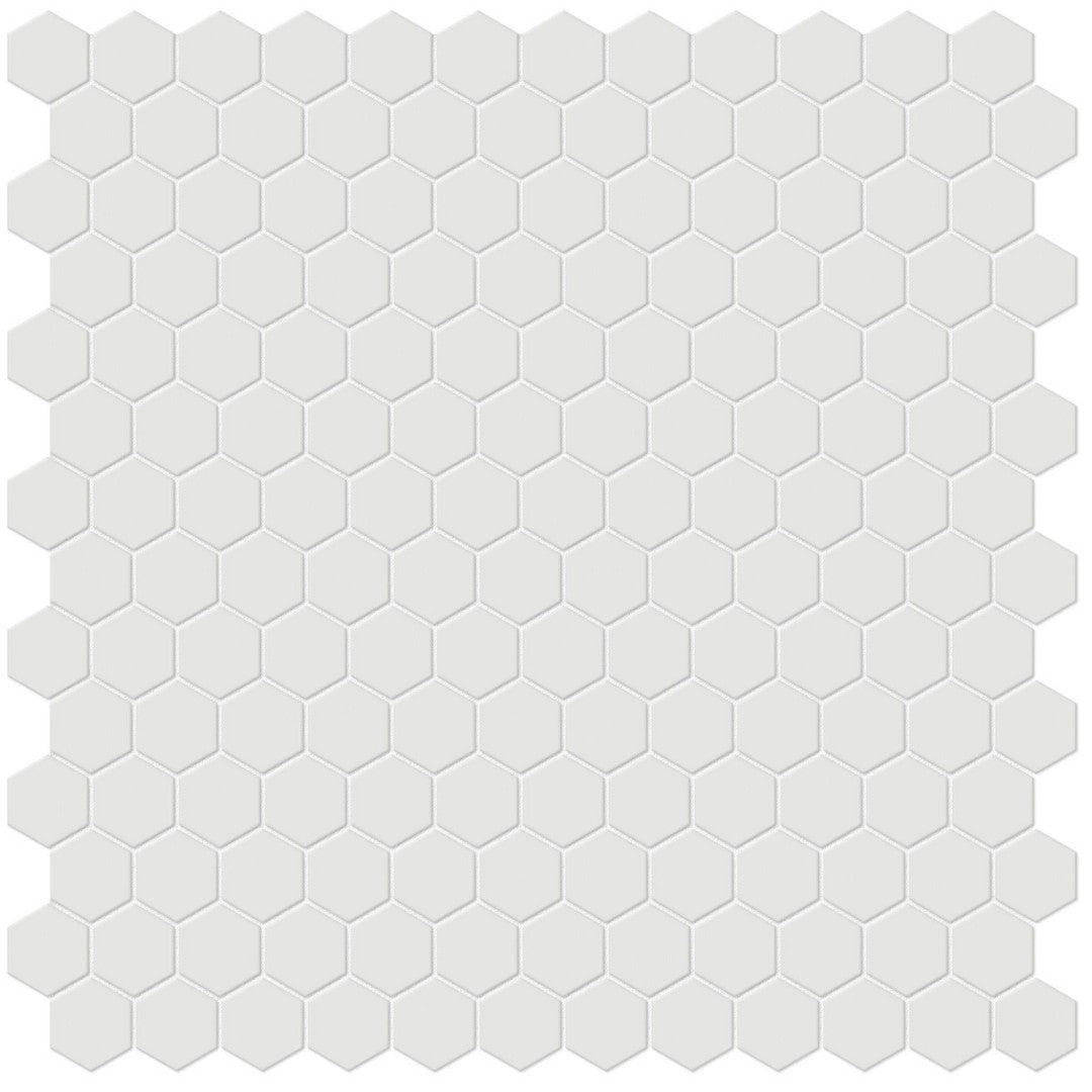 Tesoro 11.75" x 11.5" Soho Pressed Matte Porcelain 1" Hexagon Mosaic