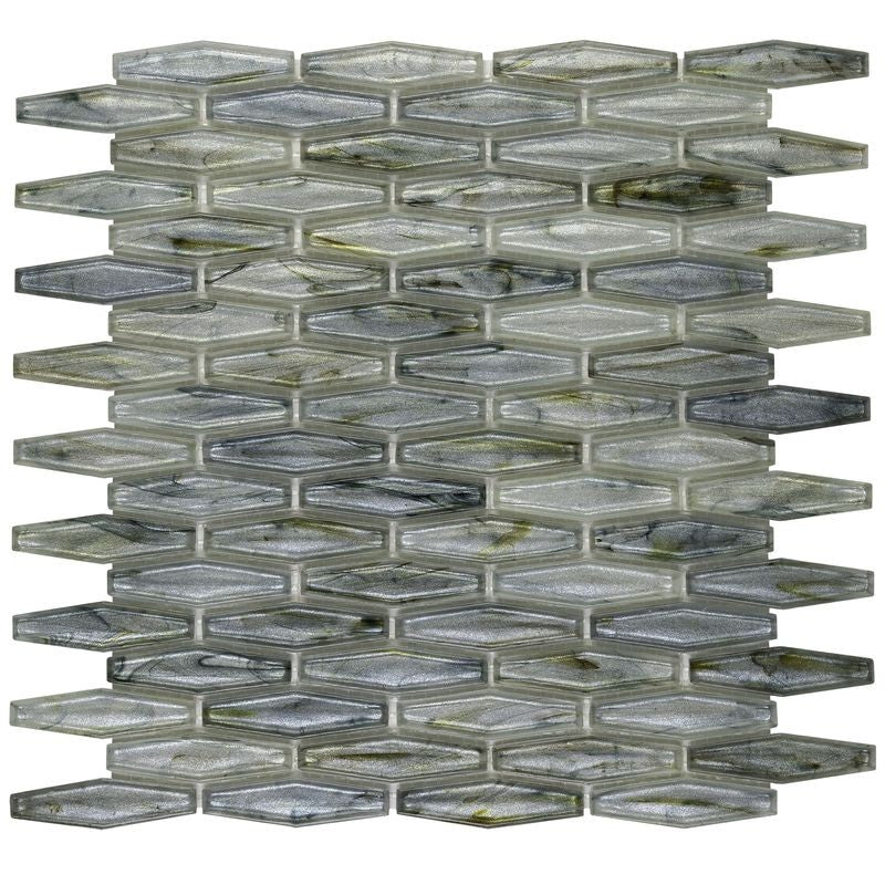 Anthology Glassique 12" x 12" Stakes Hexagon Mosaic