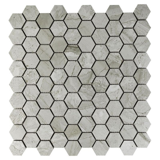 Anthology Marbleridge Reserve 12" x 12" Hexagon Mosaic