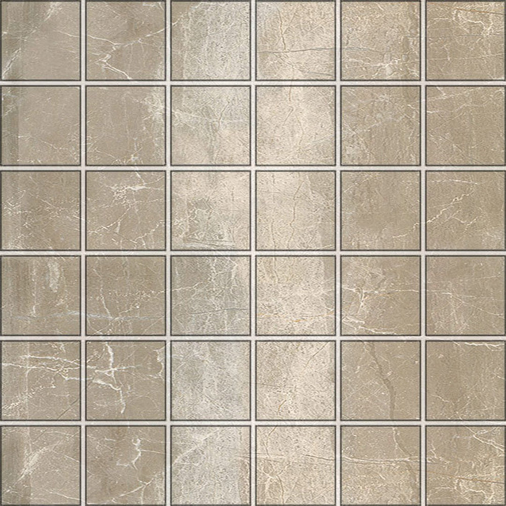 Tesoro 12" x 12" Nuance Rectified Polished Porcelain 2" Mosaic