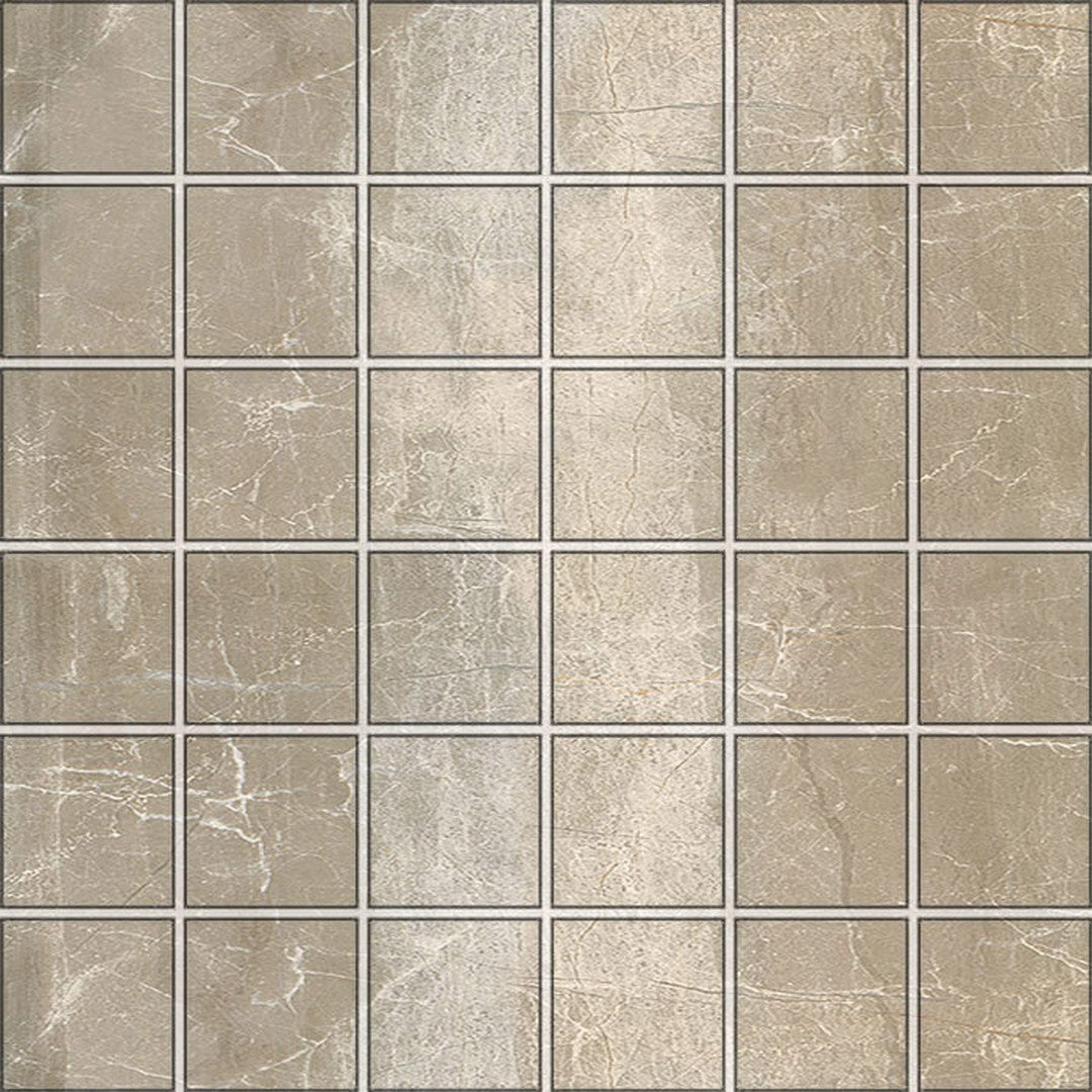 Tesoro 12" x 12" Nuance Rectified Polished Porcelain 2" Mosaic