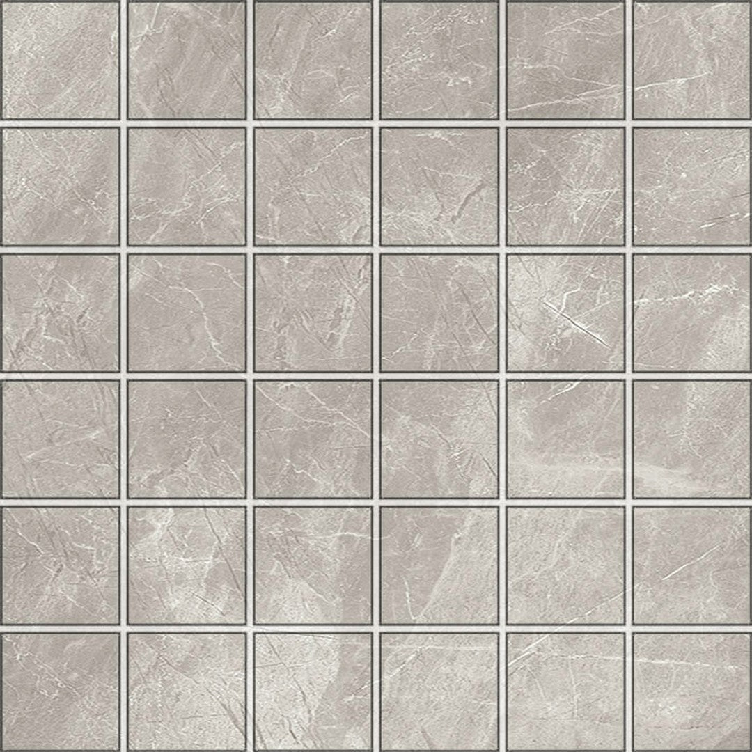 Tesoro 12" x 12" Nuance Rectified Polished Porcelain 2" Mosaic