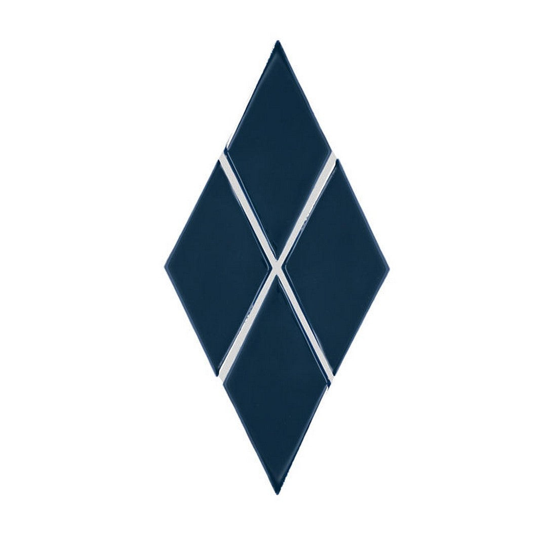 American Olean 3" x 6" Playscapes Glossy Ceramic Harlequin Wall Tile