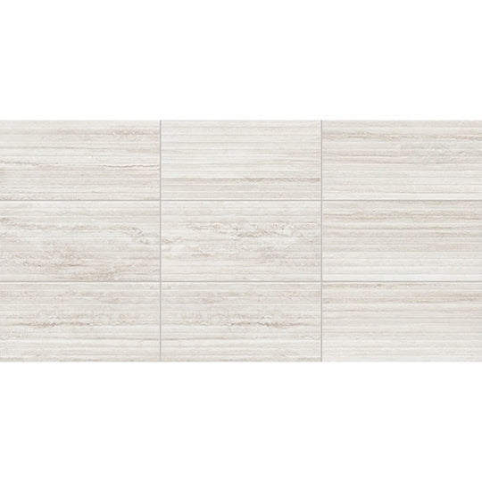 American Olean 12" x 24" Reservorio Matte Ceramic Fluted Wall Tile