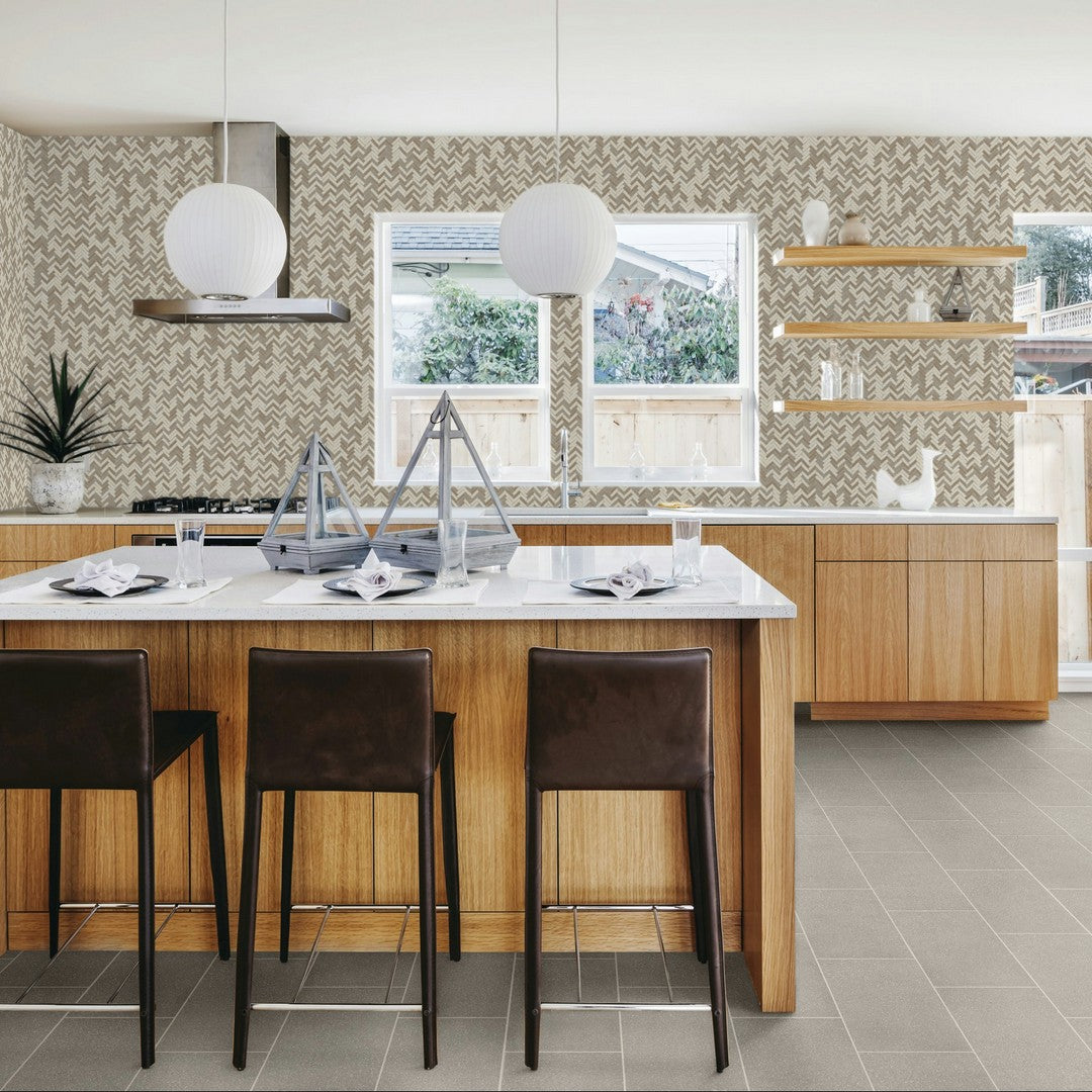 American-Olean-11.5-x-12.75-Serentina-Glossy-Glass-&-Stone-Herringbone-MosaicComposure