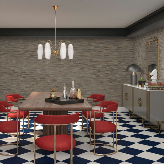 American-Olean-13.25-x-11.75-Serentina-Glossy-Glass-&-Stone-Random-Linear-MosaicSolitude