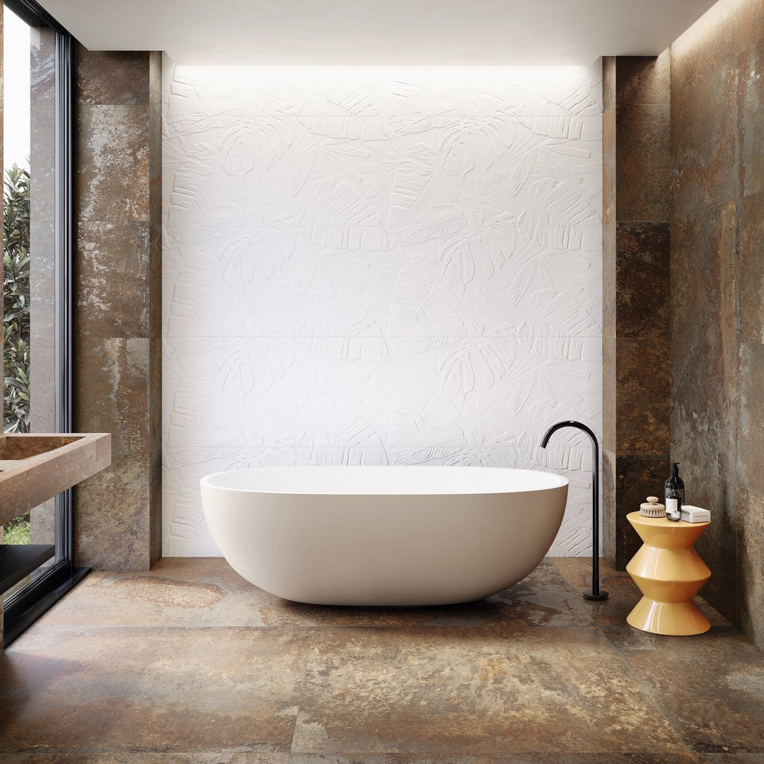Tesoro-24-x-48-Bellagio-Rectified-Matte-Ceramic-Wall-Tile-White-Lecco-Deco