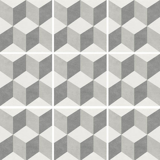 Tesoro 6" x 6" Fiore Directional Pattern Porcelain Tile