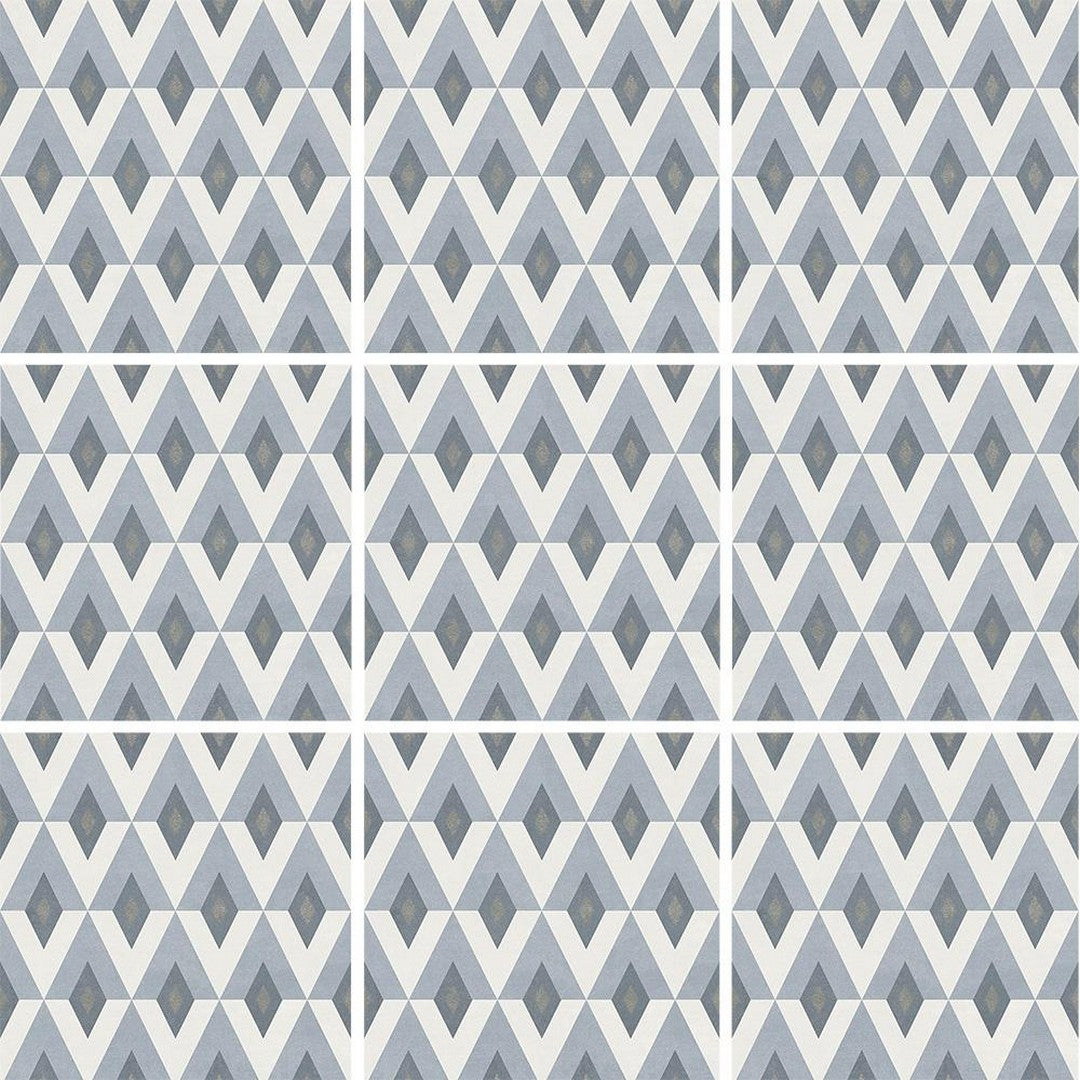Tesoro 6" x 6" Fiore Directional Pattern Porcelain Tile