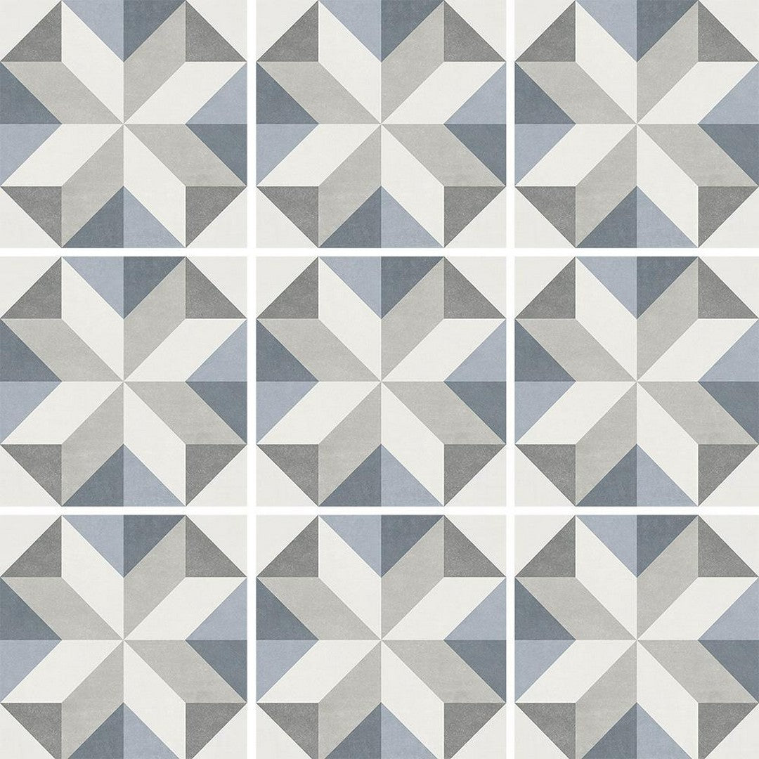 Tesoro 6" x 6" Fiore Directional Pattern Porcelain Tile