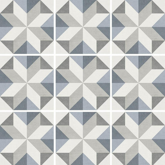 Tesoro 6" x 6" Fiore Directional Pattern Porcelain Tile