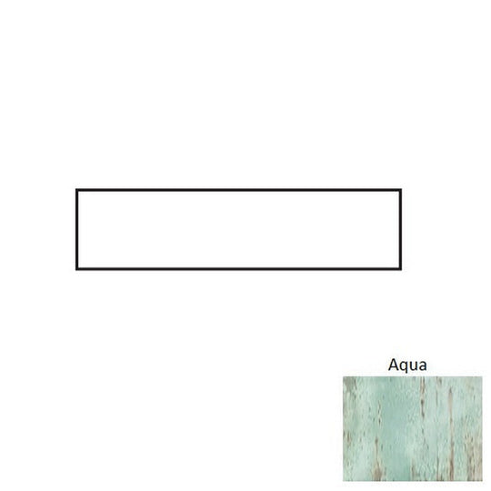 Tesoro 3" x 12" Grunge Pressed Ceramic Bullnose