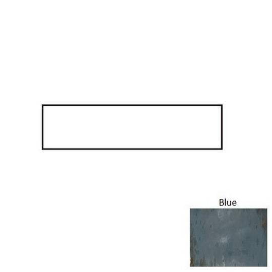 Tesoro 3" x 12" Grunge Pressed Ceramic Bullnose