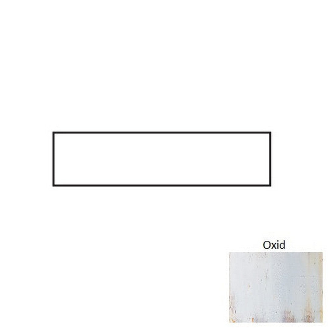 Tesoro 3" x 12" Grunge Pressed Ceramic Bullnose