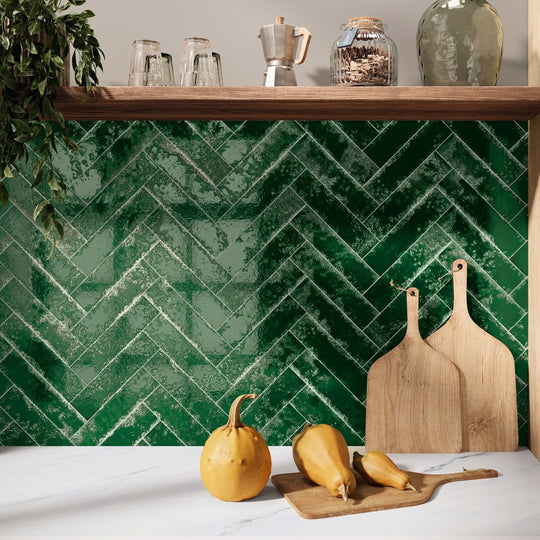 Tesoro-2.5-x-10-Pukka-Pressed-Glossy-Painted-Brick-Ceramic-Wall-Tile-Basil-Green