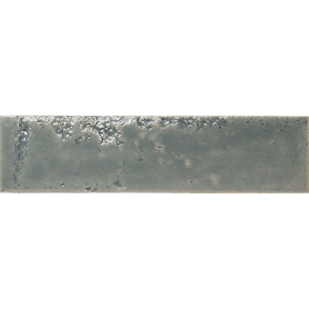 Tesoro 2.5" x 10" Pukka Pressed Glossy Painted Brick Ceramic Wall Tile