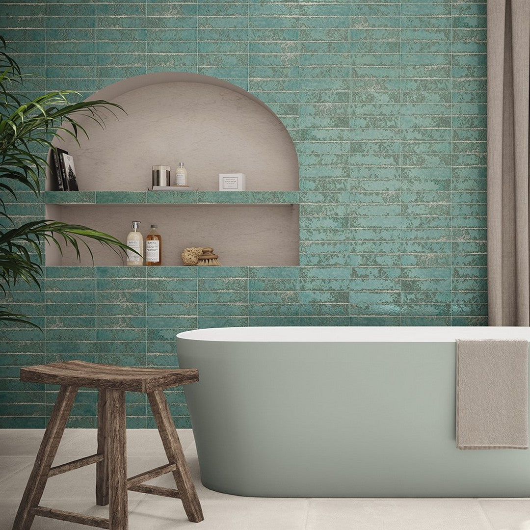 Tesoro-2.5-x-10-Pukka-Pressed-Glossy-Painted-Brick-Ceramic-Wall-Tile-Teal-Blue