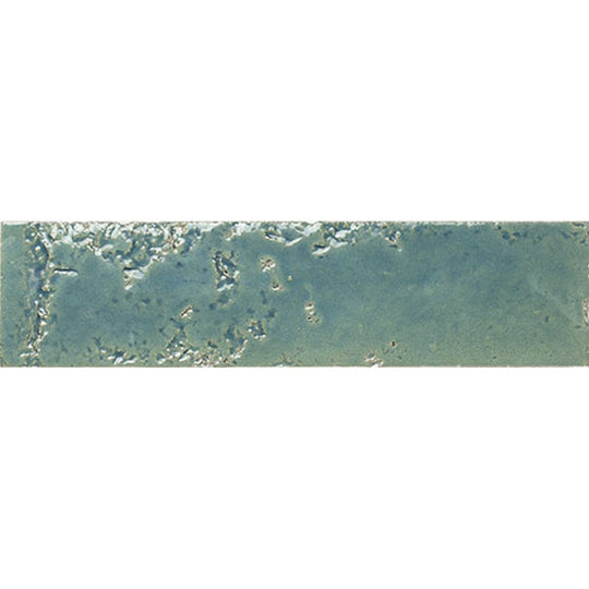 Tesoro 2.5" x 10" Pukka Pressed Glossy Painted Brick Ceramic Wall Tile