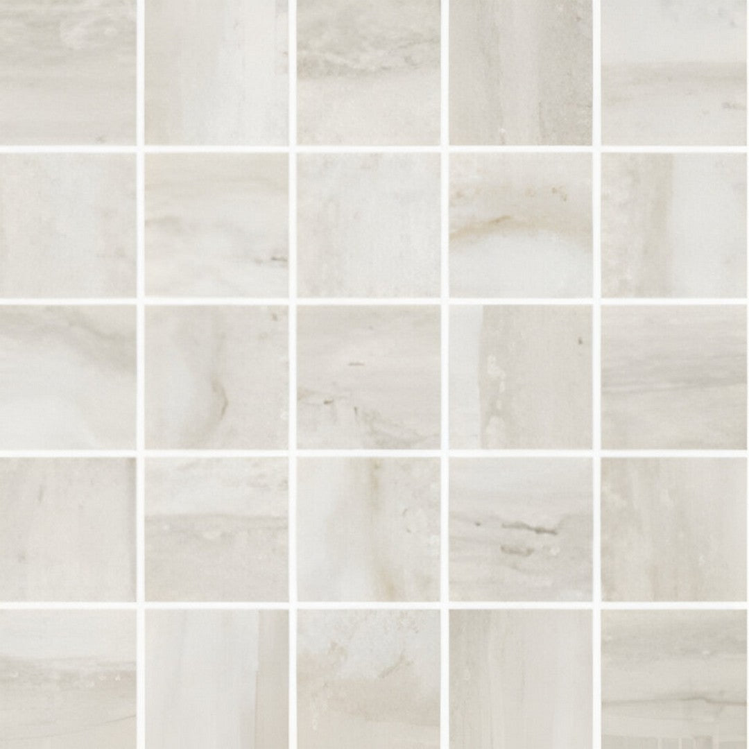 Panaria Ceramica 12" x 12" Flow Natural Porcelain 2.4" Mosaic