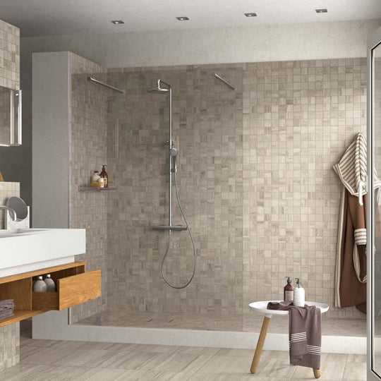 Panaria-Ceramica-12-x-12-Flow-Natural-Porcelain-2.4-Mosaic-Ivory