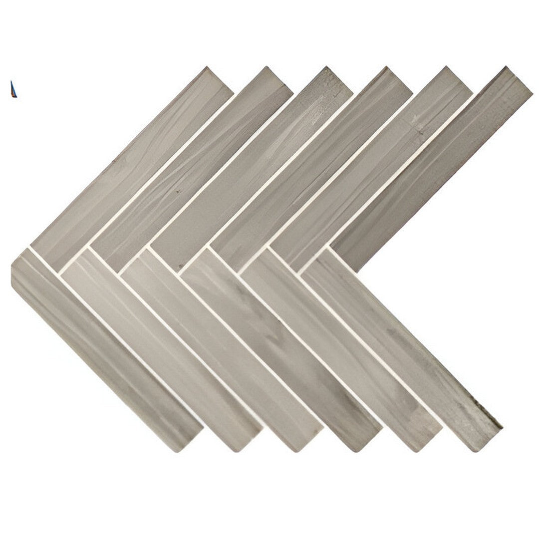 Panaria Ceramica 10" x 24" Life Rectified Anti Slip Herringbone Porcelain Tile