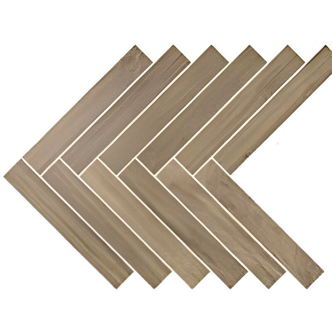 Panaria Ceramica 10" x 24" Life Rectified Anti Slip Herringbone Porcelain Tile
