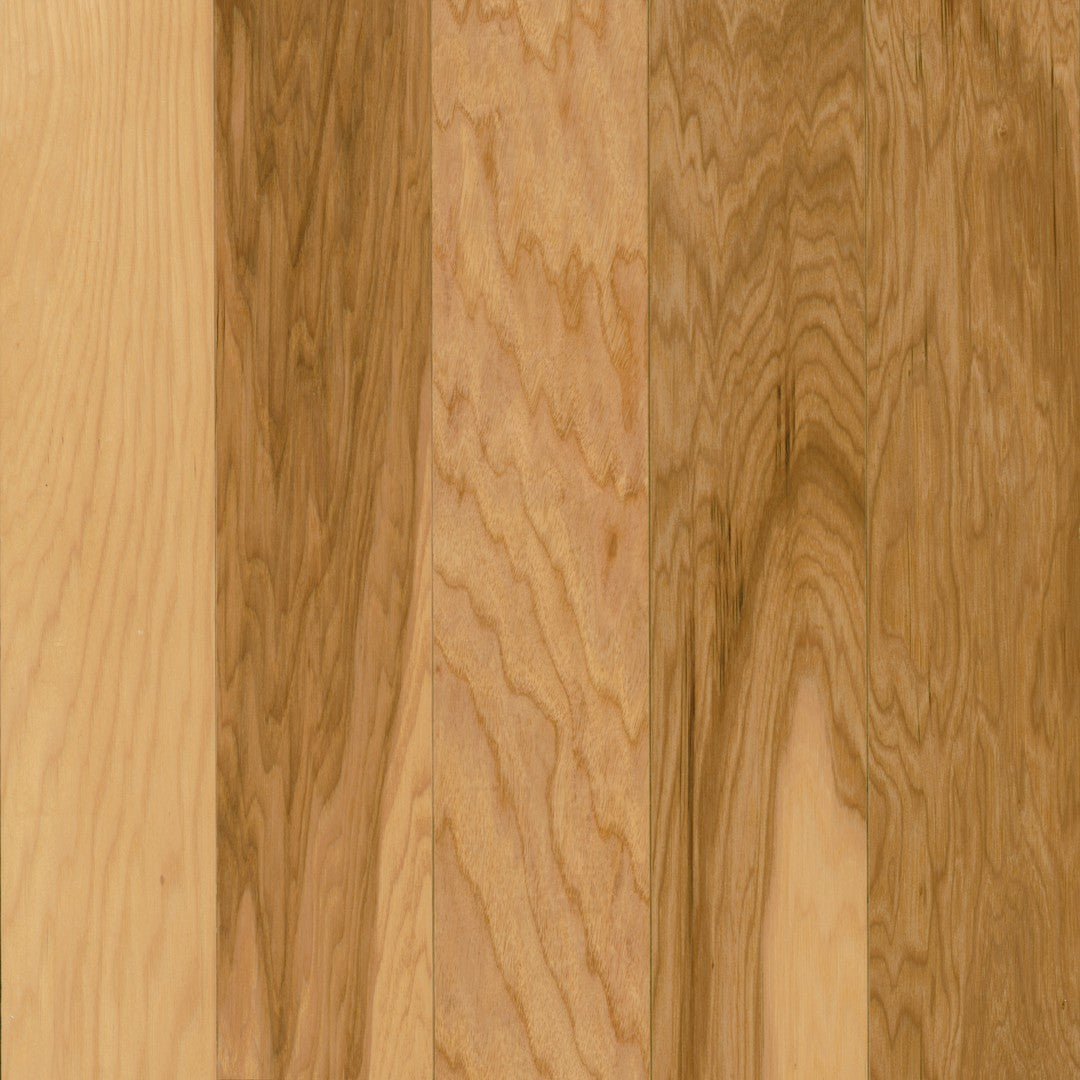 Hartco Prime Harvest 5" Solid Hickory Hardwood Plank Semi-Gloss