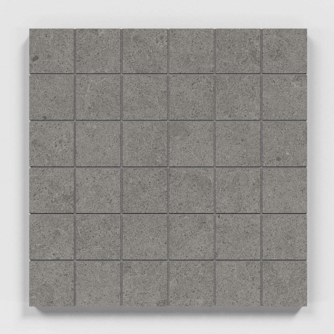 Crossville 12" x 12" Argent 2.0 Unpolished Porcelain 2" Stacked Mosaic