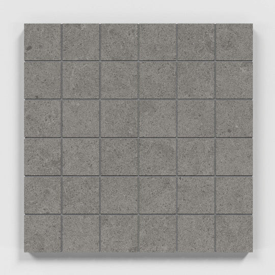Crossville 12" x 12" Argent 2.0 Unpolished Porcelain 2" Stacked Mosaic