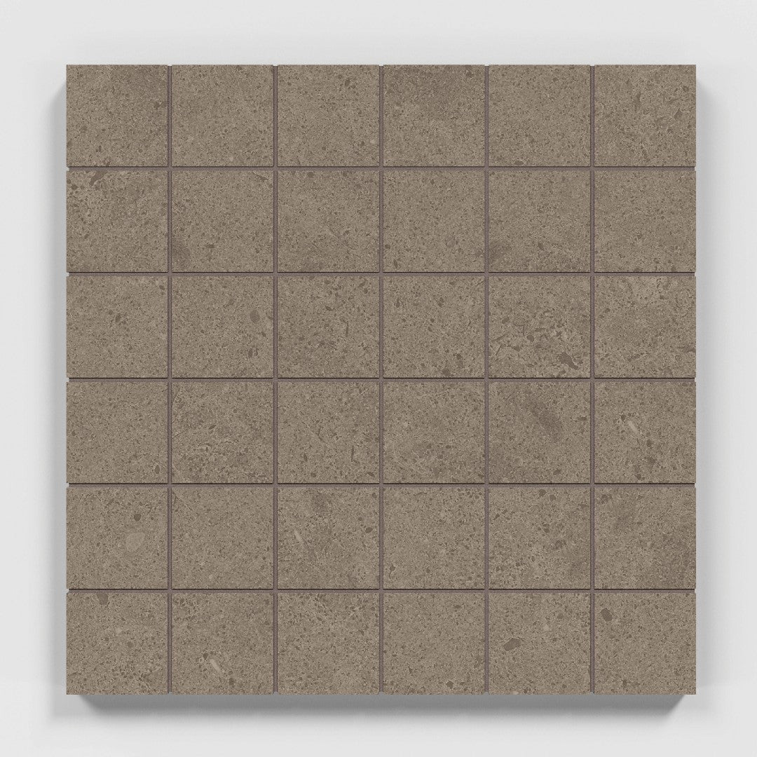 Crossville 12" x 12" Argent 2.0 Unpolished Porcelain 2" Stacked Mosaic