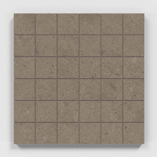 Crossville 12" x 12" Argent 2.0 Unpolished Porcelain 2" Stacked Mosaic