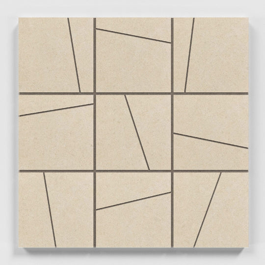 Crossville 12" x 12" Argent 2.0 Unpolished Porcelain 4" Random Angle Mosaic