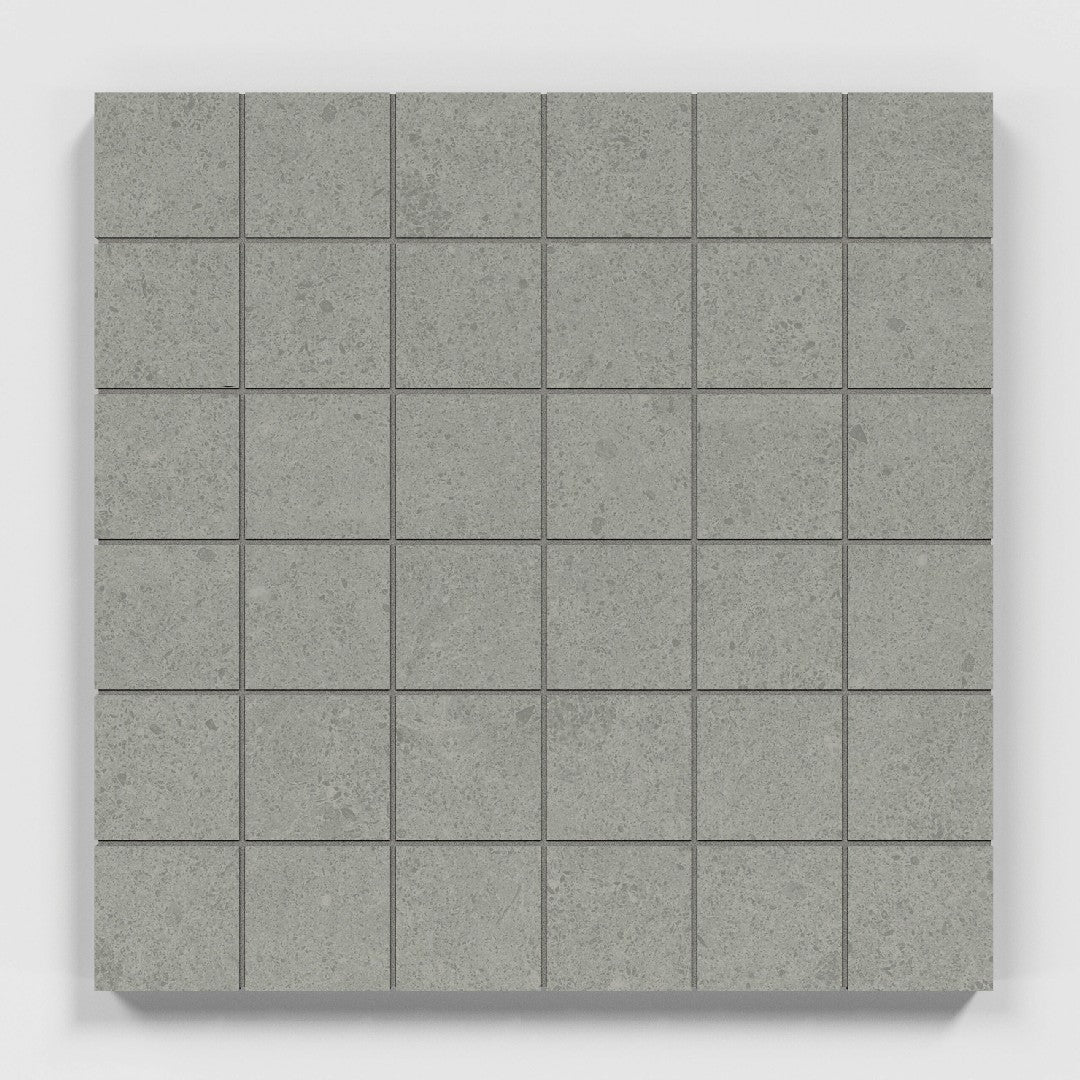 Crossville 12" x 12" Argent 2.0 Unpolished Porcelain 2" Stacked Mosaic